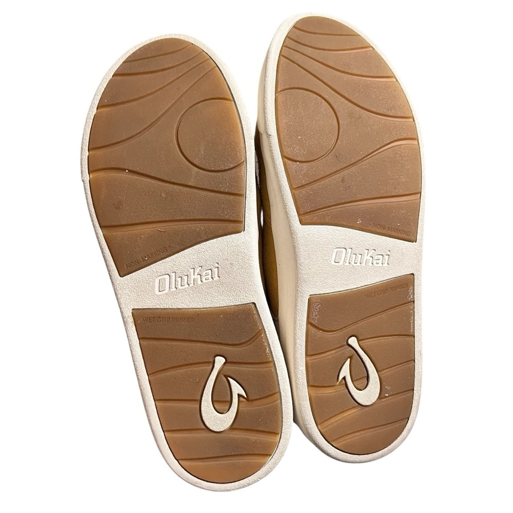 OLUKAI Ha‘upu Sneakers in Mustard/off white - Picture 10 of 10